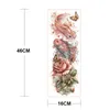 Tattoo Transfer Large Size Temporary Tattoos For Women Adults Realistic Full Arm Sleeve Tattoo Stickers 3D Scar Skull Halloween Tattoos Body Art 240426