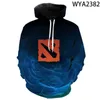 Hoodies Sweatshirts 2021 Nytt spel Dota 2 Mens Leisure Hoodie 3D Printing Fashion Sports Shirt Pullover Boys and Girls Childrens Street Clothing Coat 240425