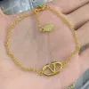 Designer Bracelet 18K Gold Couple High Quality bangle Men Women Birthday Gift Mother's Day Jewellery with Gift ornaments wholesale accessories