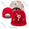 Phillies Hat Designer P Letter Snapback Brodery Sports Baseball Caps Hip Hop Hats Fashion Gorras Bones Män kvinnor Justerbar hatt 5442