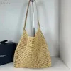 Sacs fourre-tout designer sac de paille Femme Raffia Raffia Handbag Fashion Summer Beach Sac Petit Sac Luxur