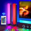 Lampy stołowe Synchronizowanie LED LED Light Light RGB Atmosphere Lampa z pilotem do gier