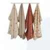 Blankets Baby Blanket Cotton Swaddle Wrap Born Bath Towel Carriage Windproof Thin Quilt Nordic Style Infant Minky Muslin