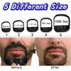 2024 5pcs/مجموعة أدوات تصفيف لحية Men Men Men Beard Goatee Goatee Tamplate Beard Shaving Face Care Modeling Gift for Bearbeard Chaping Tool Set