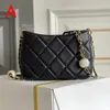 Pearl Hobo Bag 10a Designer Tag 18 cm echte lederen tas Crossbody tas Lady Schoudertas met doos C409