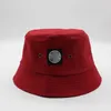 Letter brand fisherman's hat cowboy men's and women's fashion Joker Little Red Book with basin hat face small sun visor.