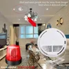 2024 Rookmelder Brandalarmdetector Onafhankelijke rookalarmsensor voor thuiskantoor Beveiliging Foto -elektrische rookalarmalarmalarmdetector