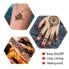 F68P Tatoo Transfert 1pc Natural Indian Henné tatouage Tatouage Black Mehndi CONES CONES CORPS ART Sticker Mehndi Body Paint Art Disposable Temporaire 240426