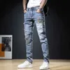 Jeans masculins 2023 pour hommes jeans déchirés de la mode