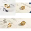 Jewelery Designer Love Ring Double Circle Brand for Womens Wedding Engagement Gift Multi Size with Box Original Quality