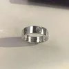 Designer ringen 5,5 mm band Top Love Ring 18K US -maat zal nooit vervagen trouwring luxe merk officiële ringen premium meisjes zoals cadeau