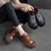 أحذية غير رسمية امرأة moccasin مع سحاب 4 سم من جلد الغزال الربيع الطبيعي الجلود الأصلي ليفر العرقية chunky boots flat الخريف