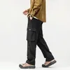 Damesbroek Houzhou Outdoor Cargo Vrouwen Wide Beenbroek Hip Hop Parachute Vrouwelijk beklimmen Japanse streetwear Vintage Safari -stijl