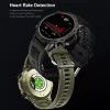 Uhren Gejain New 1,53 -Zoll -KI -Sprachanruf Smart Watch Sports Fitness Tracker Heart Monitor wasserdichte Smartwatch für Android iOS