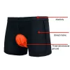 Kleidung Herren 3d gepolsterte Unterwäsche Radsportshorts Bicy Road Mountain Bike Bikebike -Hosen