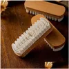 Cleaning Brushes 1Pc Suede Shoe Brush Wood White Rubber Scrubber Stain Eraser For Nubuck Material Boots Bags Cleaner Tool Drop Deliver Otubw
