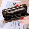 Wallets Women Long Double Zipper Clutches Purse Big Letter Fashion Wristlet Wallet Phone Portfel Damski Card Holder Lady