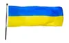 Nouveau drapeau de 35ft Ukraine avec laiton 15090 cm Nous je suis avec Ukraine Peace Ukrainian Blue Yellow Grommets Flagpole Home Decoration 7458972