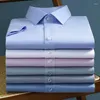 Camicie casual maschile Hight Qulity Solid Colore Summer Short Maniche per uomini Slip Fit Shirt Formale Office Case Business Oggetti