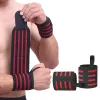 Safety Fitness Wrist Wraps Weight Lifting Gym Wrist Straps Cross Training Padded Thumb Brace Strap Power Hand Support Bar Wristband
