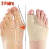 Zorg teen corrector orthesen voeten voet verzorging bot duim administratie correctie zachte pedicure sokken buniongraden (1 paar / 2 paren)
