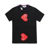 Designer Tee Mens Camisetas Com Des Garcons CDG Play Tamis Camiseta Invader Artist Edition-XL NUEVO D9