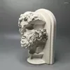 Decoratieve beeldjes Noordse Zeus portret standbeeld retro Romeinse mythologie gips sculptuur hoofd kunst ornamenten kantoor huisdecoratie