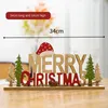 Christmas Decorations Merry Letter Card Decoration Ornaments Ornament Shop Showcase Tool