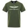 Męskie tshirty Rosyjskie linie lotnicze Russell Pilot Aerospace Aviateur Tshirt for Mens Summer Bawełna krótkie rękawy Modne swobodne odzież Owwrotna TSHI J240426