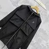 Женские куртки дизайнерская и летняя новая вышивка MIU Advanced Western Leisure Style Pocket Work Presom
