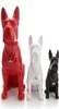 Ceramic French Bulldog Dog Statue Decorazione per la casa Accessori artigianali Ornamento Ornamento Figurina animale Figurina Animal Soggiorno R41979327475