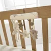 Mobiles# Baby Crib Rattles Plush Toys Soft Rabbit Rattles Pram Rattle Toys Hanging Rattle For Stroller Newborn Bed Pendant Bell Toy d240426