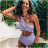 Suisse en une seule pièce New Swimsuit Europe et les États-Unis Y bikini dames one-shoder haute taille de couleur de couleur de couleur Sports Outdo Otsu4