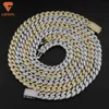 Lifeng Fashion Custom Jewelry Selling Gold Cuban Link Chain 925 Sterling Silver White Yellow Hip Hop Cuban Chain Halsband