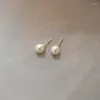 Stud Earrings Mosan Exquisite Simulated Small Pearl For Young Girl Party Fashion Jewelry