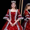 Party Dresses Wine Red Wedding | Födelsedag julklänning klänning Reenactment Theatre Clothing
