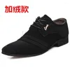 Casual Shoes Men Leather 2024 Formell Plush Oxford Business Dress Wedding Office Size 38-45