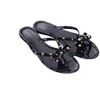 Sandals designer Thong Beach Summer Shoes Woman Runway Flats Nitets Slides PVC Jelly Sandalias Mujer Studde SlipePrs Zapatos7932994