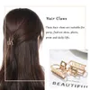 Hair Clips Barrettes Fashionable Claw Gold Clip Mini Anti slip Accessories for Women and Girls Daily Party Gifts