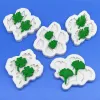 Stampi ginkgo monstera deliiciosa foglia silicone torta da forno stampo zucchero cupcake cioccolato cupcake cuocere stampo per la torta di fondente decorazione