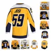 Jersey de hóquei personalizada Roman Josi Filip Forsberg Ryan O'Reilly Ryan McDonagh Gustav Nyquist Colton Sissons Cole Smith Luke Evangelista Michael McCarron Fabbro