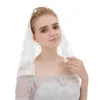 Bijoux de cheveux de mariage Femmes de style espagnol en dentelle traditionnelle Veil Veil latin Hier de masse couvrant l'écharpe Catholic Church Chapel Arc Forme