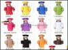 Aventais Têxteis para casa jardim infantil avental infantil chapéu de manga bolso de jardim de infância de cozinha