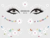 Tattoo Transfer Morixi Fake Tattoo Sticker For Face Body Makeup Daisy Flowers Pink Yellow White Water Transfer Printing Face Sticker RA081 240426