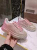 Casual Shoes 2024 Autumn Leather Women Style Fashion Pink Platform Ins Platforms Sneakers Tide Shine Bling Rhinestone