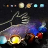 STRANDS Universe Galaxy Huit planètes Bracelet System Solar Guardian Star Natural Stone Beads Bracelets For Women Fashion Couple Bijoux
