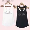 5L18 Women's Tanks Camis Trendy Womens Flowy Racerback Custom Tanks Topps Lady Personlig tri-Blend Leless Gym Workout Tee Shirt Gift till sin S-XL D240427