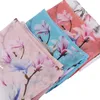 SHAWLS ZOER NIEUW Gedrukte Hijab Floral Chiffon Hijab Sjawl Dun lichtgewicht sjaals vrouwen strandhanddoek Zon bescherming wraps D240426