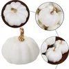 Party Decoration Small Artificial Pumpkins Decor Foam Pumpkin Harvest For Autumn Fall Wedding Thanksgiving Halloween Table X1D4