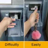 Keychains Debit Grabber Keychain ATM Card Clip plastique pour les ongles Long Nails Lecteur de banque sans contact D